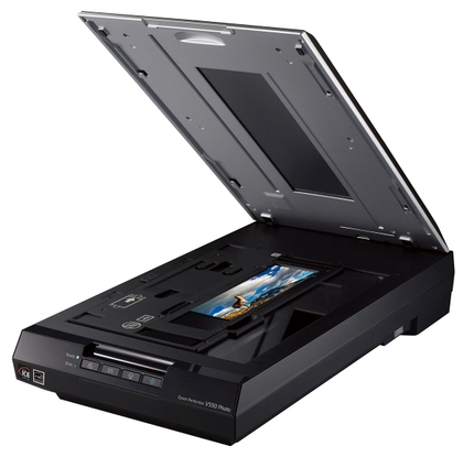 Epson Perfection V550 Photo_Left_Angle_Open_2