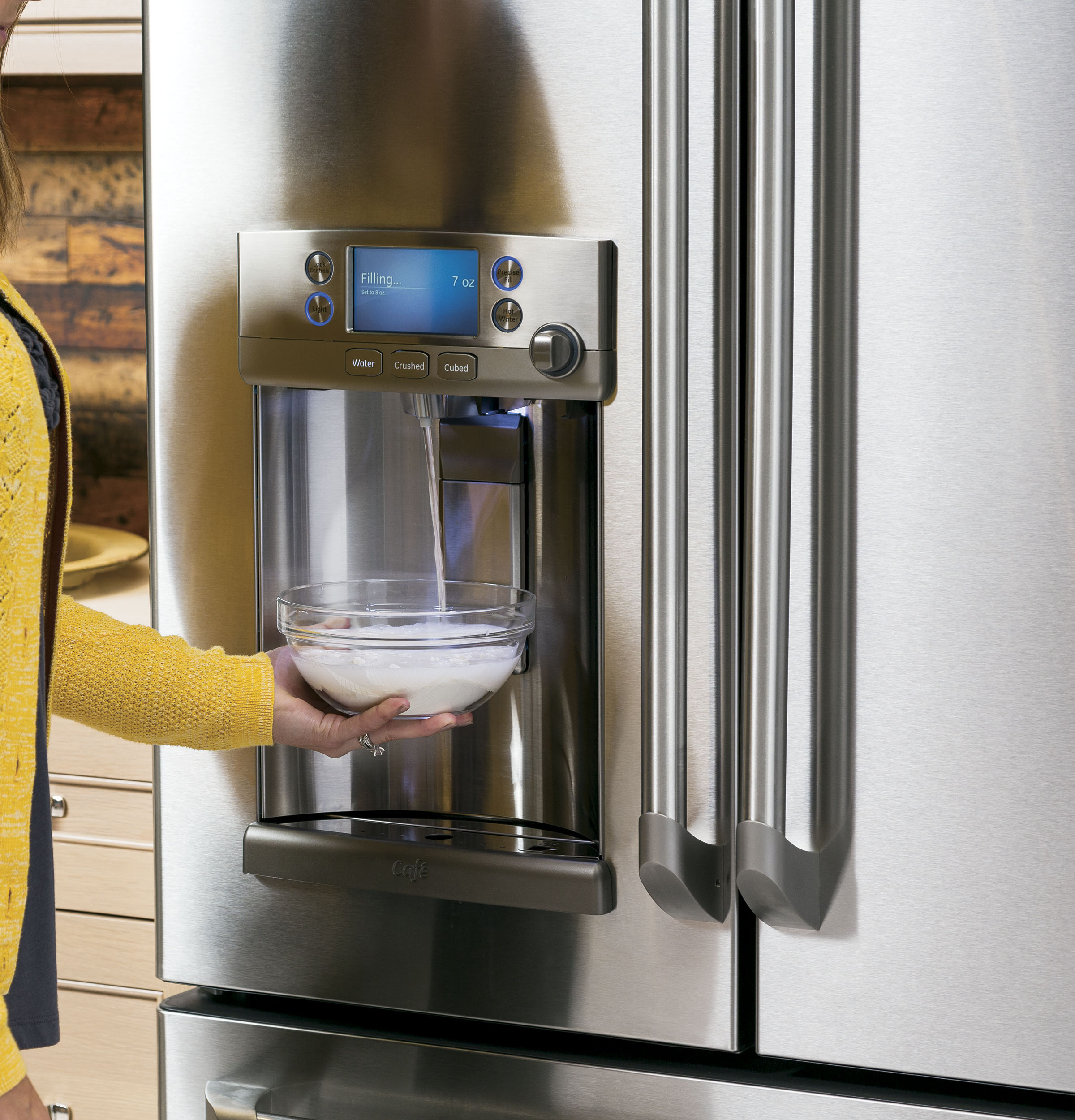 GE Cafe™ Series Refrigerator with Keurig® KCup® Brewing System Now