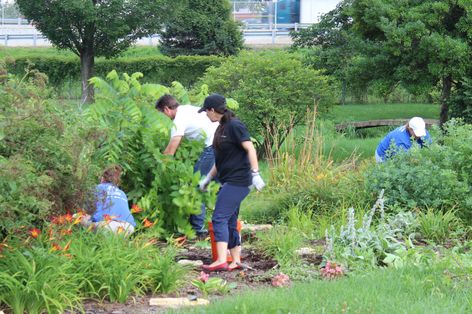Over 100 sales, marketing and product management employees from GE Appliances were present at a volunteer day held on July 10 at Louisville’s Boys & Girls Haven.