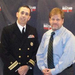 Guantanamo Public Affairs Chief, US Navy Lieutenant Commander Brook DeWalt, APR and Eric Schwartzman