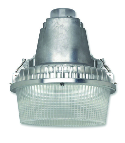 GE's Evolve™ LED Security Light is an energy-efficient alternative to traditional high-intensity discharge (HID) security lights.