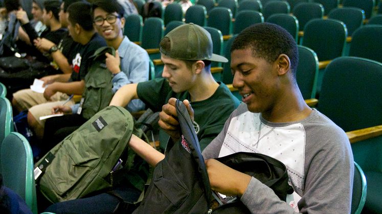 Backpack Giveaways Teach Students in Inglewood a Lesson in Giving Back