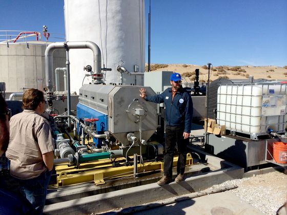Gas treatment tanks