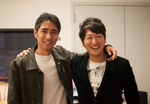 Yoh Kawano, left, and Jun Hori.
