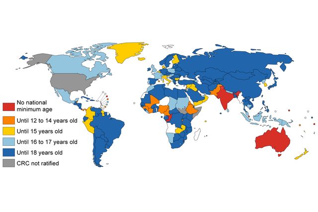 Minimum age map