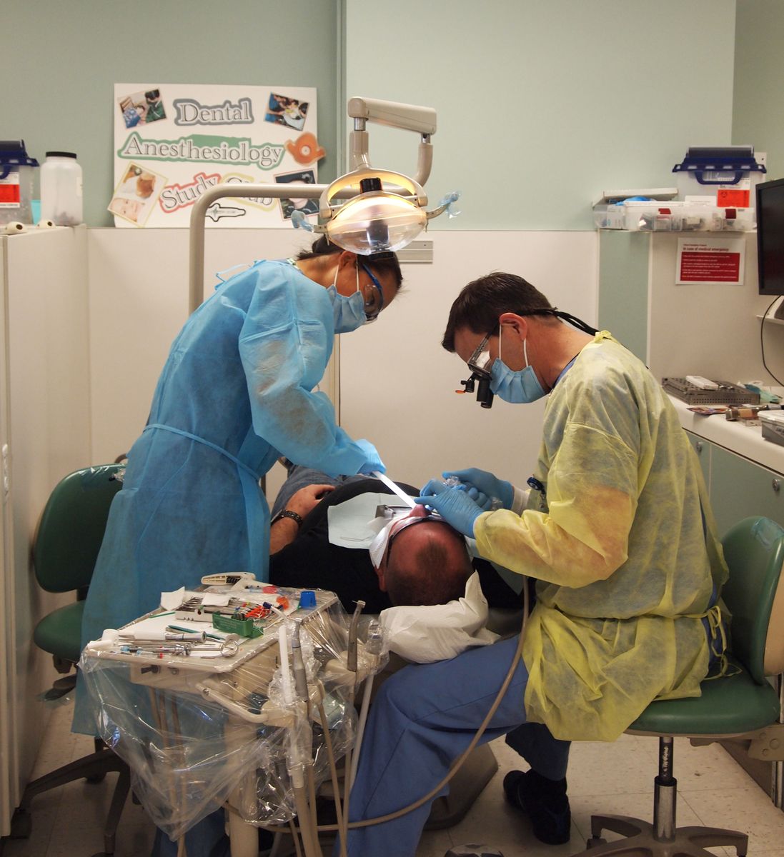 Dental school faculty, students provide free treatment for