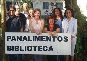 Rebecca Foelber (center) at the Pan American Health Organization.