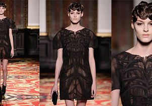 The Voltage Dress designed by Iris van Herpen in collaboration with UCLA architect Julia Koerner