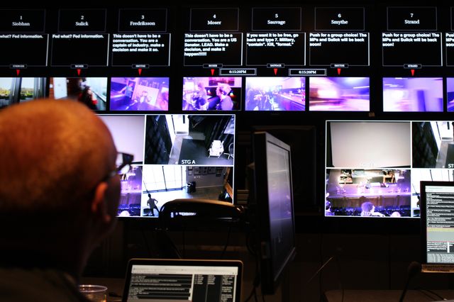 Google Glass control room