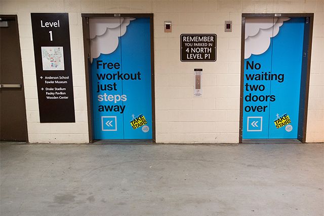 Parking Lot 4 elevators