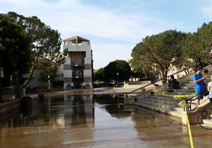UCLA flooding