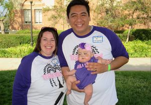 Stephanie and Joseph Crisostomo and daughter Willow