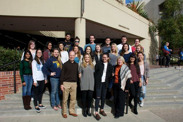 Group shot of public diplomacy class.