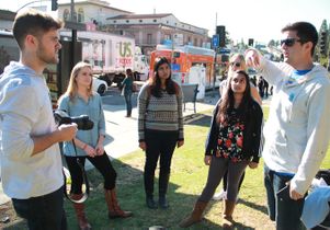 Students made a promotional and instructional video as part of the Safe Spot campaign. Students made a promotional and instructional video as part of the Safe Spot campaign.