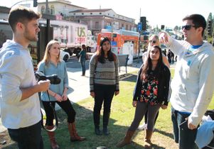 Students made a promotional and instructional video as part of the Safe Spot campaign.