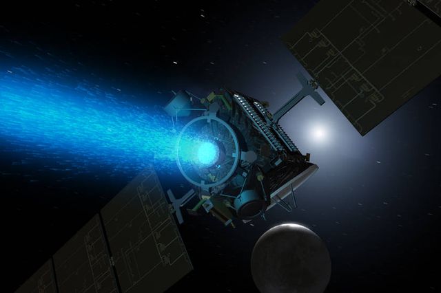 Artist’s rendering of Dawn, Ceres