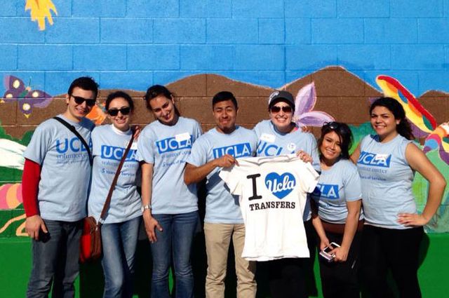 Transfer students at UCLA