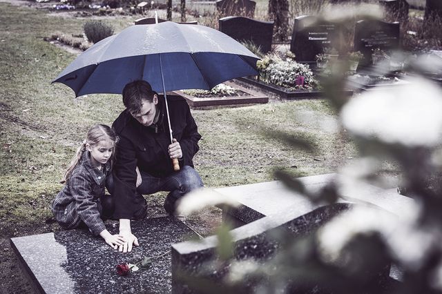 Father Daughter grieving