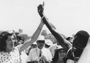 Eunice Kennedy Shriver, founder of Special Olympics, was at the games held in 1972 at UCLA. It was only the third time the international games were held.