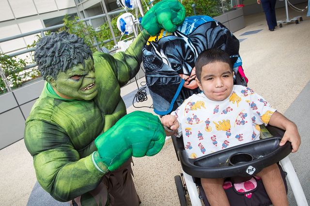 Herold Trejo, 7, and the Hulk