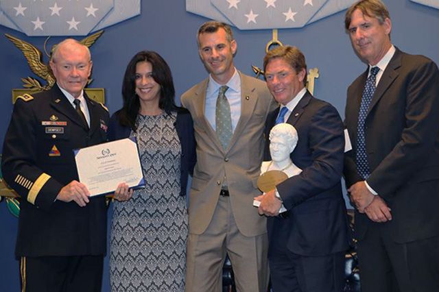Operation Mend award at Pentagon, 9-2-15