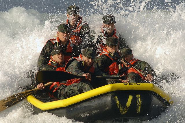 U.S. Navy basic underwater demolition SEAL training