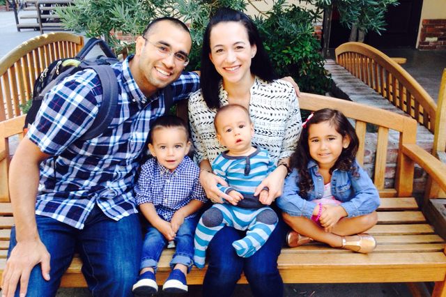 Tillman scholar Daniel Ybarra and his family