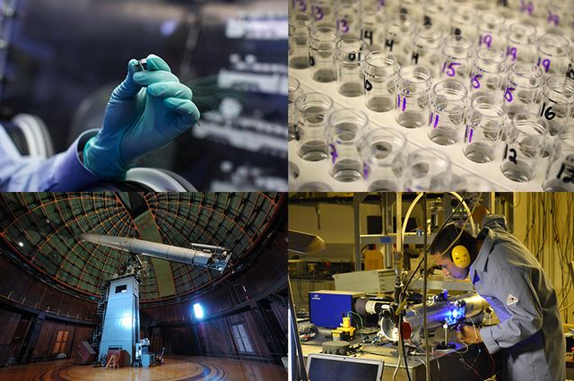 Science collage