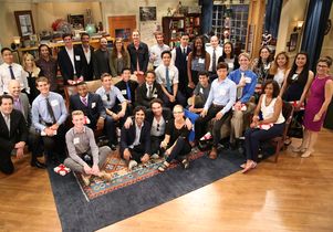 UCLA students with cast of UCLA students with cast of