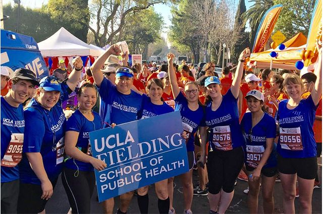 Fielding School LA Marathon team 2016