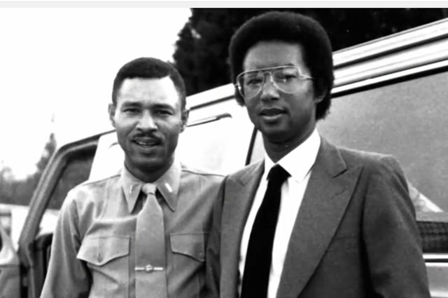 Johnnie and Arthur Ashe