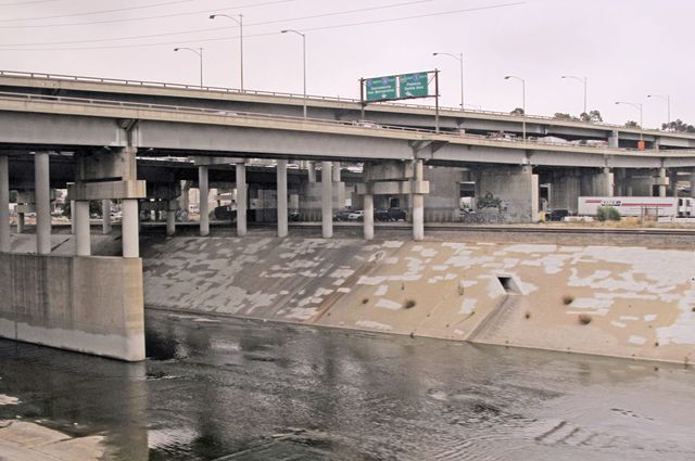 101 Freeway over the L.A. River