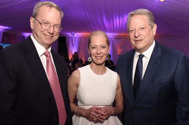 Schmidts and Gore at UCLA IoES Gala 2016