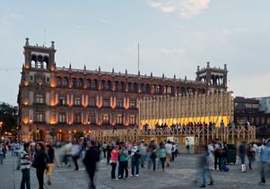 Pavilion on the Zocalo in Mexico City
