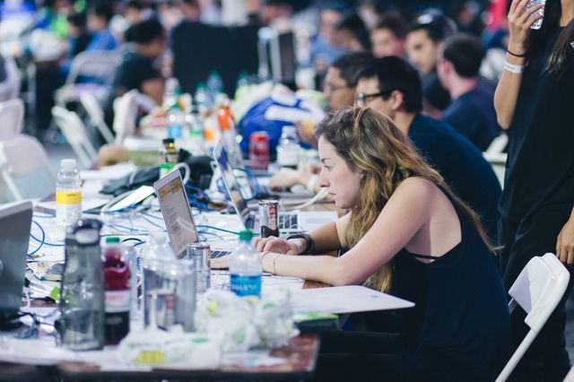Participants at LA Hacks