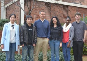 Jaime Marian and some members of his lab