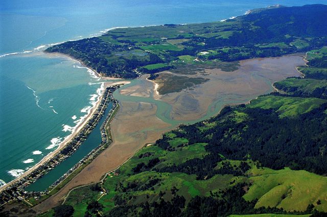 Bolinas Lagoon in Marin County, California