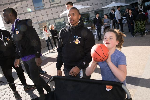Lakers at UCLA Mattel Chidren’s Hospital