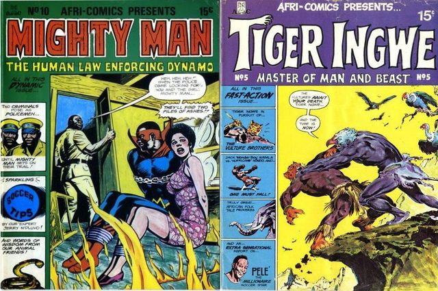caption Covers of Mighty Man and Tiger Ingwe