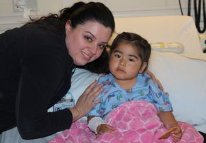 Nurse with young patient