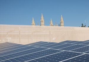 UCLA rooftop solar panels