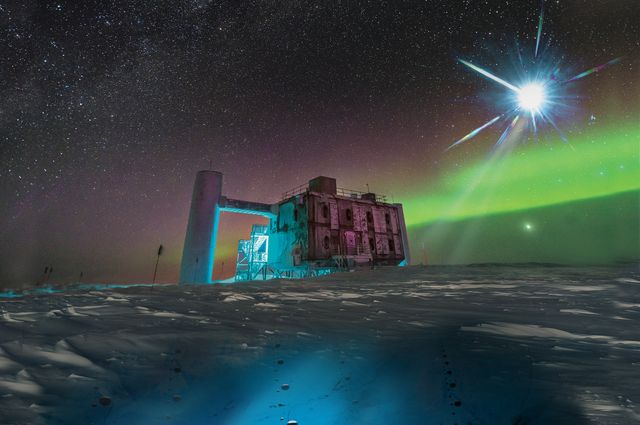 Elusive 'ghost particle' is trapped in giant ice cube