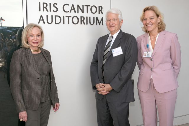 Cantor with Chancellor Gene Block and Dean Kelsey Martin