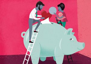 Piggy bank graphic