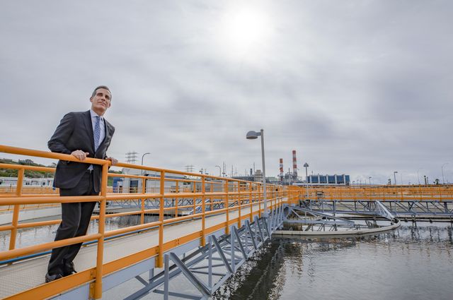 Mayor Eric Garcetti at Hyperion