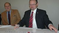 Counsel Ibarra Presents Check