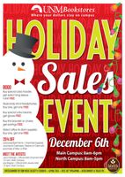 UNM Holiday sale