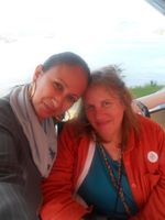 Guida Leicester and Christiane Oliveira