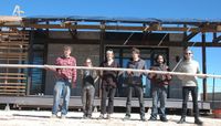 Solar House LED workers