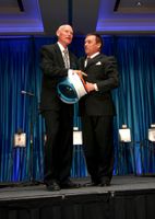 Mike Mullane with John Garcia